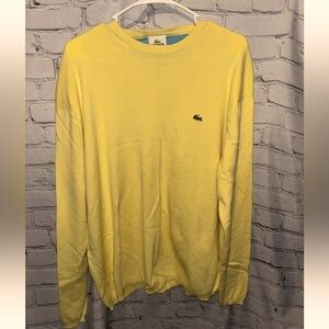Lacoste Yellow Sweatshirt